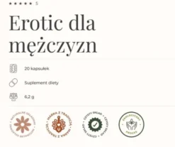 Gorvita Erotic, kapsułki dla mężczyzn, 20 szt.