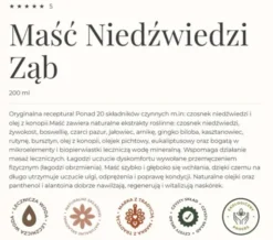 Gorvita, maść Niedźwiedzi Ząb, 200 ml