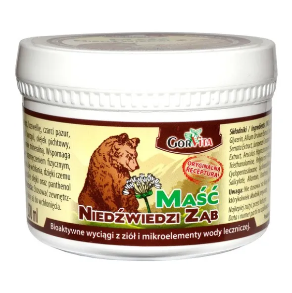 Gorvita, maść Niedźwiedzi Ząb, 200 ml
