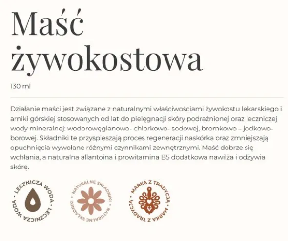 Gorvita, maść żywokostowa, 130 ml
