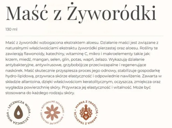 Gorvita, maść z żyworódki, 130 ml