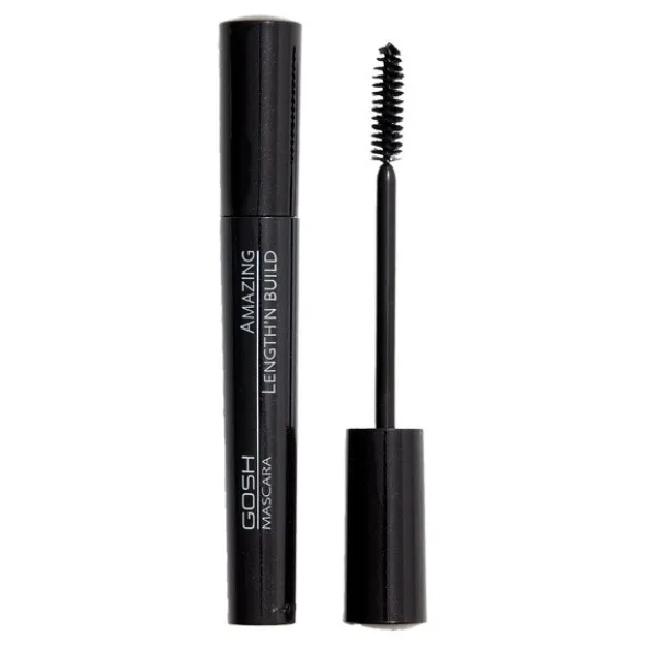 Gosh, Amazing Length'N'Build, tusz do rzęs wydłużający, black, 9 ml