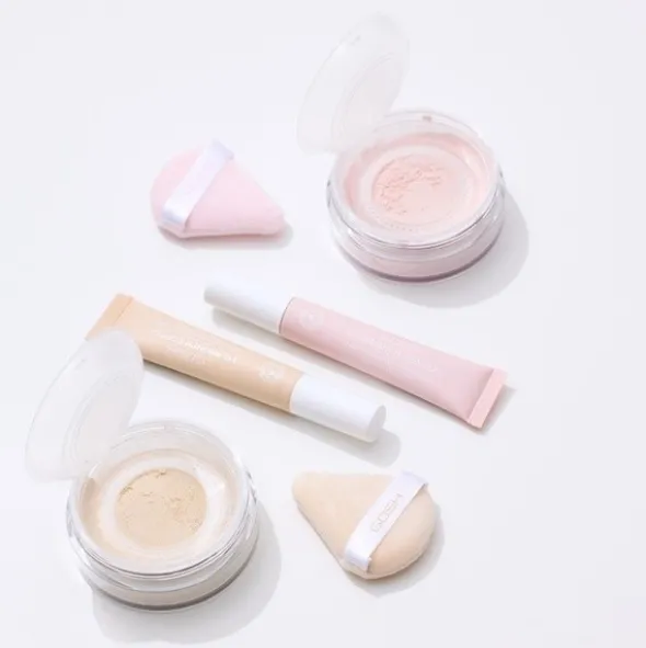 Gosh, Bake'n' Set, puder sypki z puszkiem, 02 Soft Yellow, 15 g