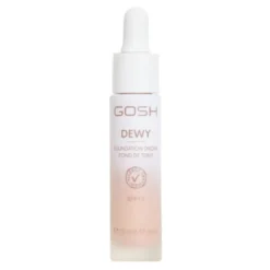 Gosh Dewy Foundation Drops, rozświetlający podkład w kroplach SPF 15, 006 Medium, 12 ml