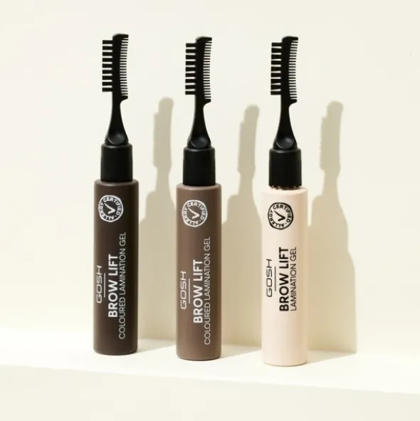 Gosh, żel do laminacji brwi, 002 Dark Brown, 6 ml