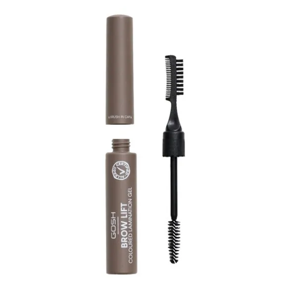 Gosh, żel do laminacji brwi, 001 Grey Brown, 6 ml