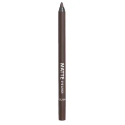 Gosh Matte Eye Liner, matowa kredka do oczu, wodoodporna, 014 Chocolate Brown, 1,2 g