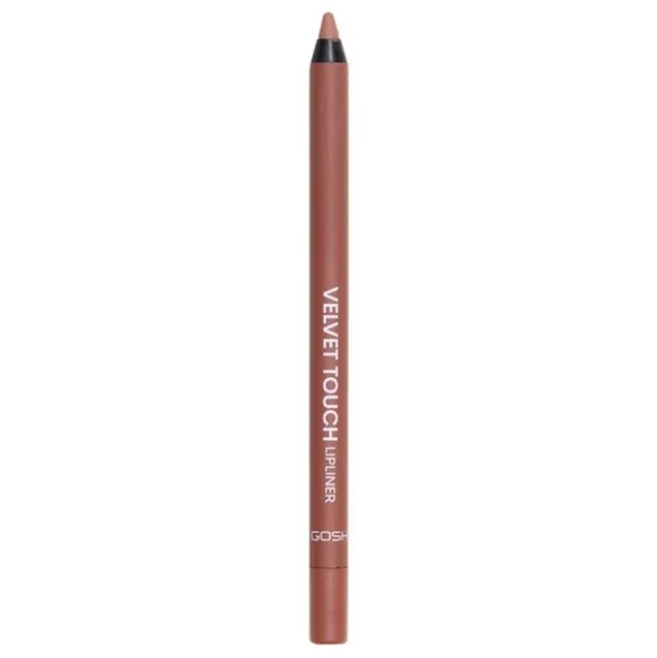 Gosh Velvet Touch Lip Liner, konturówka do ust, wodoodporna, 001 Nougat Crisp, 1,2 g