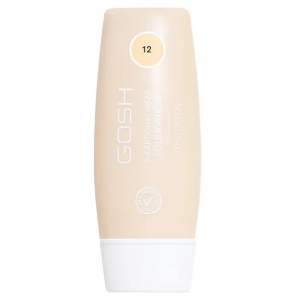 Gosh X-Ceptional Wear, długotrwały podkład, 12 Natural, 30 ml