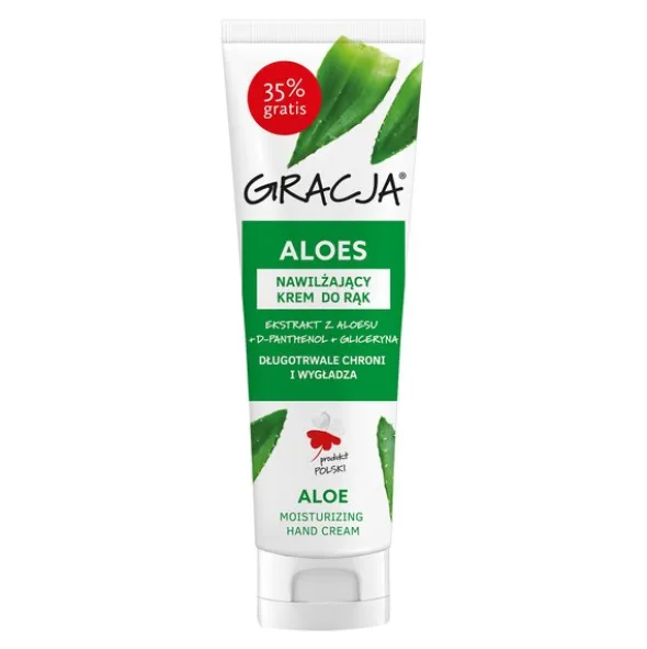 Gracja, aloesowy krem nawilżający do rąk, 100 ml