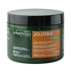 Green Arkemusa Milano Jojoba, maska do włosów kręconych i falowanych, 500 ml