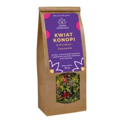 Green Mornings, Kwiat Konopi, hibiskus i lawenda, herbata konopna, 50 g