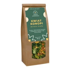 Green Mornings, Kwiat Konopi, morwa biała, herbata konopna z morwą, 50 g