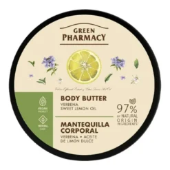 Green Pharmacy, masło do ciała, werbena i olejek ze słodkiej cytryny, 200 ml