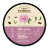 Green Pharmacy, peeling cukrowy do ciała, róża damasceńska i masło shea, 200 ml