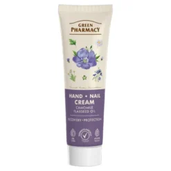 Green Pharmacy, rumianek i olej lniany, krem do rąk, 100 ml