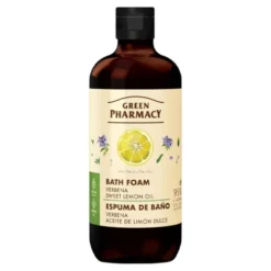 Green Pharmacy, werbena i olejek ze słodkiej cytryny, pianka do kąpieli, 500 ml