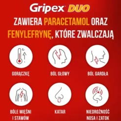 Gripex Duo, tabletki powlekane, 16 szt.