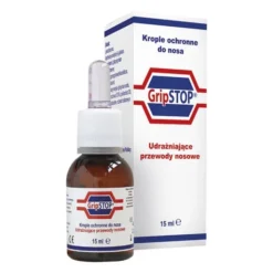 GripSTOP, krople ochronne do nosa, 15 ml