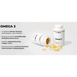 GymBeam Omega 3, kapsułki, 240 szt.