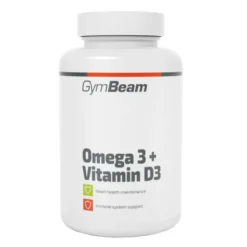 GymBeam Omega 3 + Witamina D3, kapsułki, 90 szt.