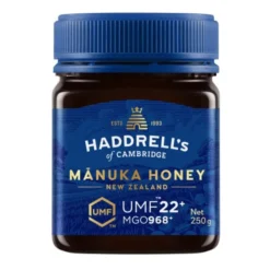 Haddrell's, Manuka Honey, miód manuka UMF22+, MGO968+, 250 g