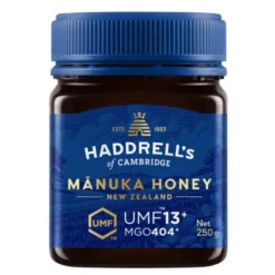 Haddrell's, Manuka Honey, miód manuka UMF13+, MGO404+, 250 g