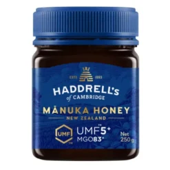Haddrell's, Manuka Honey, miód manuka UMF5+, MGO83+, 250 g
