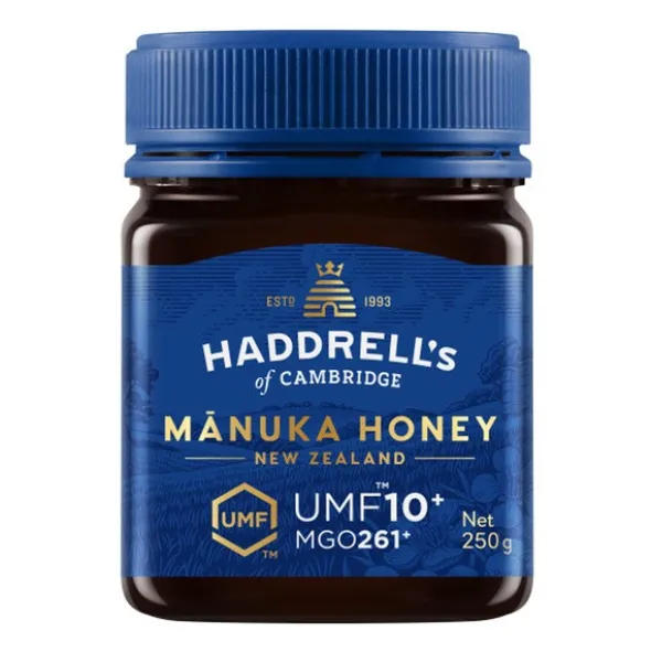 Haddrell's, Manuka Honey, miód manuka UMF10+, MGO261+, 250 g