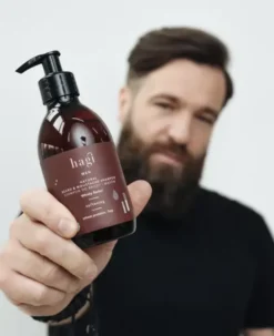 Hagi Men, Whisky Barber, Szampon do brody i wąsów, 300 ml
