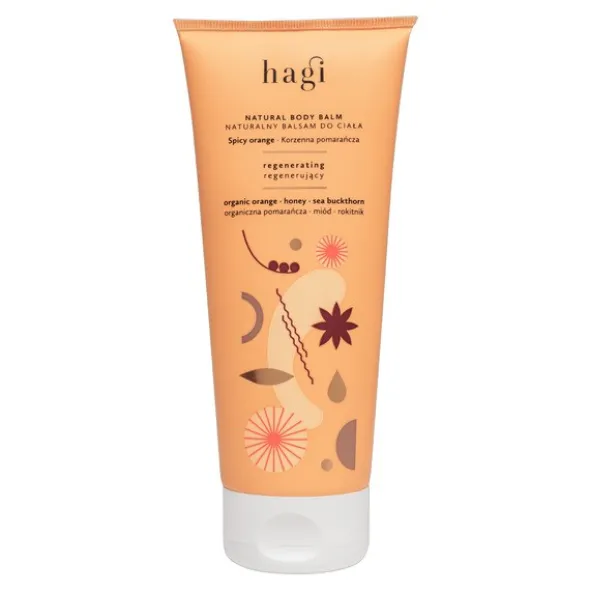 Hagi Natural, Korzenna Pomarańcza, Balsam do ciała regenerujący, 200 ml