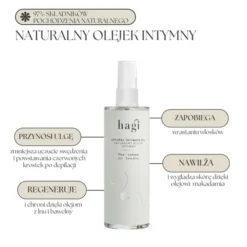 Hagi Natural, naturalny olejek intymny, 100 ml