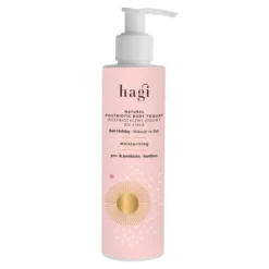 Hagi Natural, nawilżający jogurt postbiotyczny do ciała, Wakacje na Bali, 200 ml