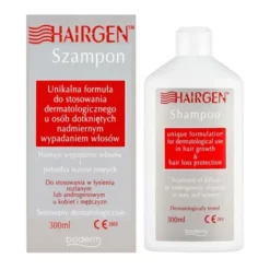 Hairgen, szampon przeciw wypadaniu włosów, pobudza wzrost nowych, 300 ml