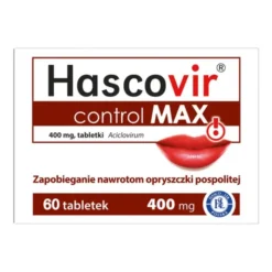 Hascovir Control MAX, 400 mg, tabletka, 60 szt.