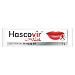 Hascovir Lipożel pro, 50 mg/g, żel, 3 g