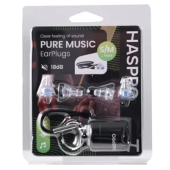 Haspro Pure Music Universal, zatyczki do uszu, niebieskie, 2 pary