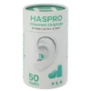 Haspro Tube 50, stopery do uszu, miętowe, 50 par
