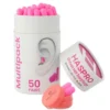 Haspro Tube 50, stopery do uszu, różowe, 50 par