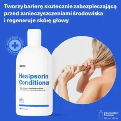 Healpsorin Conditioner, odżywka do włosów, delikatna, 500 ml