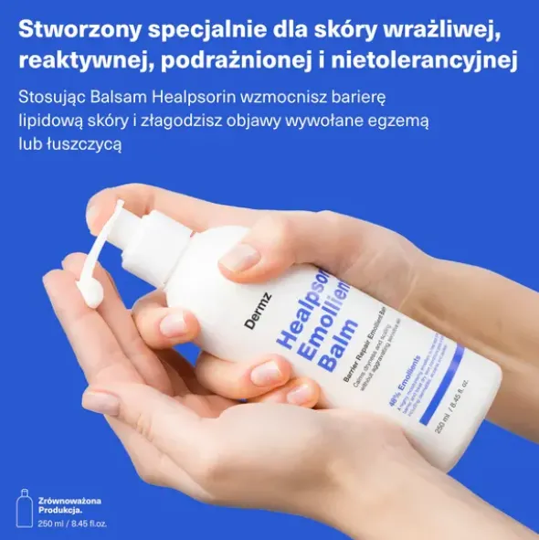 Healpsorin Emollient Balm, balsam, 250 ml