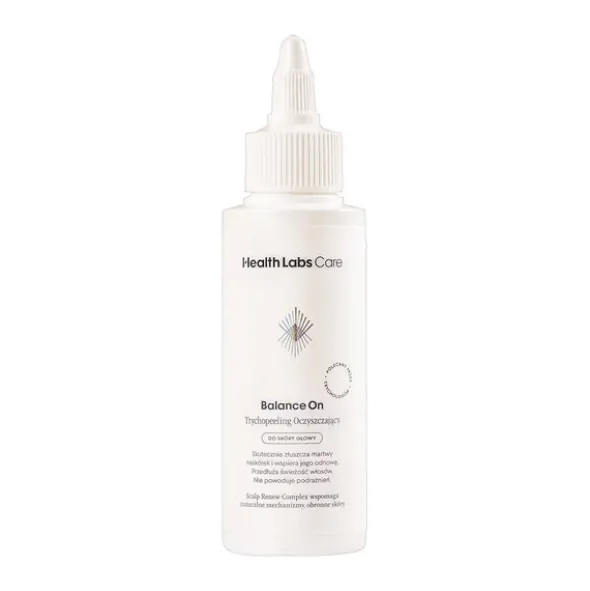Health Labs Balance On, Trychopeeling oczyszczający do skóry głowy, kwasowy peeling trychologiczny, 100 ml