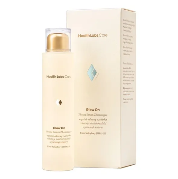 Health Labs Care Glow On, płynne serum złuszczające, 100 ml