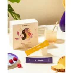 Health Labs GlowMe Mix, saszetki z proszkiem, smak ananas-mango, 15 szt., smak malina, 15 szt.