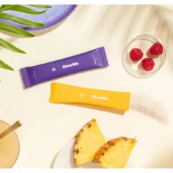 Health Labs GlowMe Mix, saszetki z proszkiem, smak ananas-mango, 15 szt., smak malina, 15 szt.