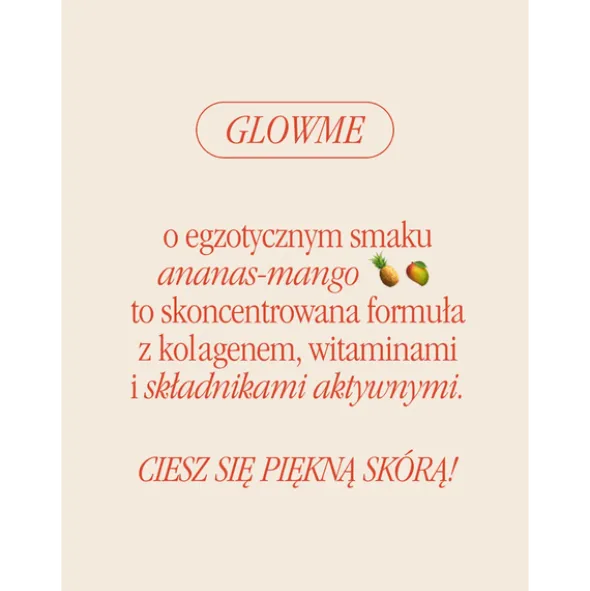 Health Labs GlowMe, proszek, smak ananas mango, saszetki, 30 szt.