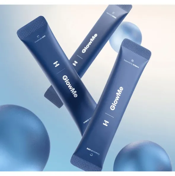 Health Labs GlowMe, saszetki z proszkiem, smak malina-borówka, 30 szt.