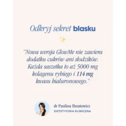 Health Labs GlowMe, saszetki z proszkiem, smak malina-borówka, 30 szt.