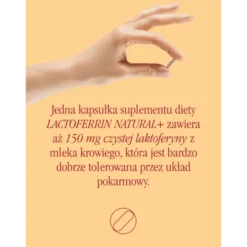 Health Labs, Lactoferrin Natural+, kapsułki, 30 szt.