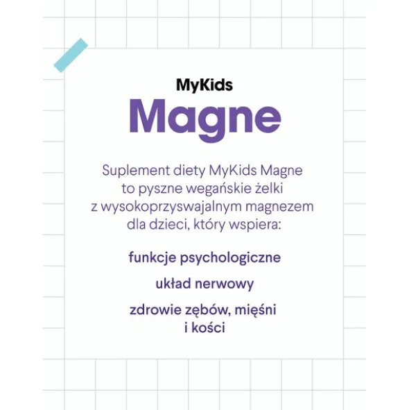 Health Labs MyKids Magne, żelki, smak tropikalny, 60 szt.